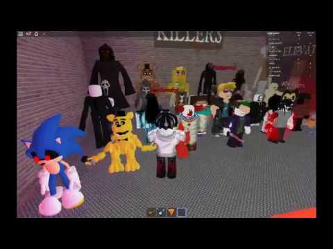 Jeff The Killer Visits The Horror Elevator Roblox The Scary Elevator Youtube - roblox scary elevator all killers