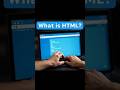 What is HTML?   #html #coding #shorts #programming #htmltutorial #learncoding #webdevelopment