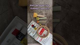 summer 🌞 camp activity for kids/letter Art #art #drawing #easydrawing 🎨