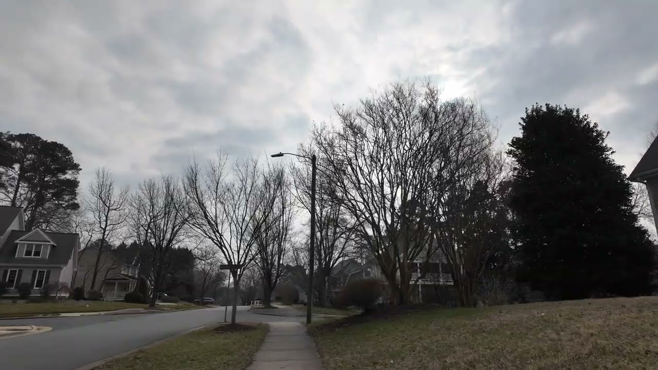 Quiet Raleigh Walk _ Bedford Community | Abbott Creek Greenway | Raleigh, NC | 4K