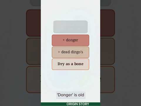 Dry as a bone Aussie Slang Origin Story