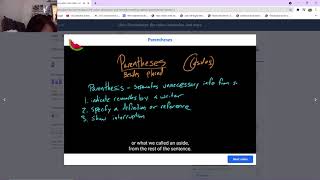 Dashes and hyphens KHAN academy