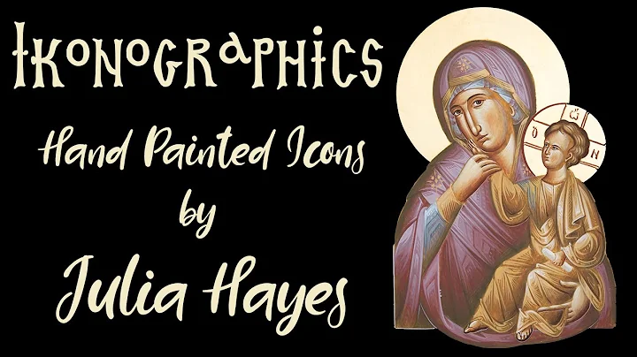 Hand-painted icons by Julia Hayes