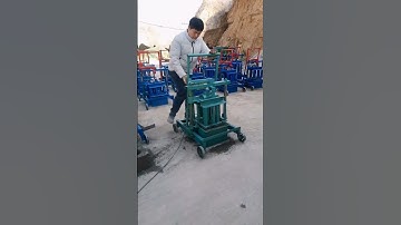 small manual cement concrete solid hollow block making machine for 6, 5 inch blocks in ghana