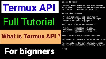 Termux API: Full Tutorial For Bignners | What is API ? | how to use termux in hindi