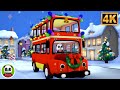 Double Wheels on the Bus Christmas Ride | Fun Christmas Songs for Kids