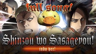 Video thumbnail of "【djalto】 Shinzou wo Sasageyou! | 心臓を捧げよ! (Indonesian Cover) - Attack on Titan S2 OP Full Song"