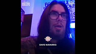 Dave Navarro confiesa que John Frusciante es uno de sus guitarristas favoritos. ♥️🎸
