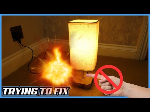 Fixing A Touch Control Lamp That Exploded