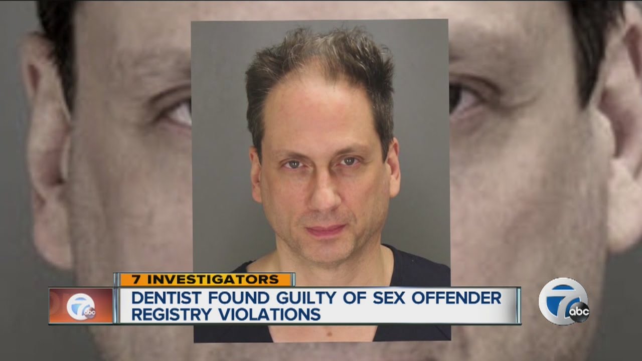Dentist found guilty of sex offender registry violations - YouTube