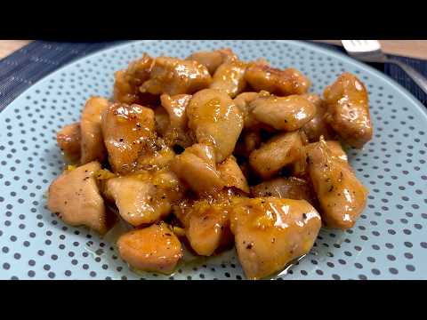 Pollo con Miel, Ajo y Naranja