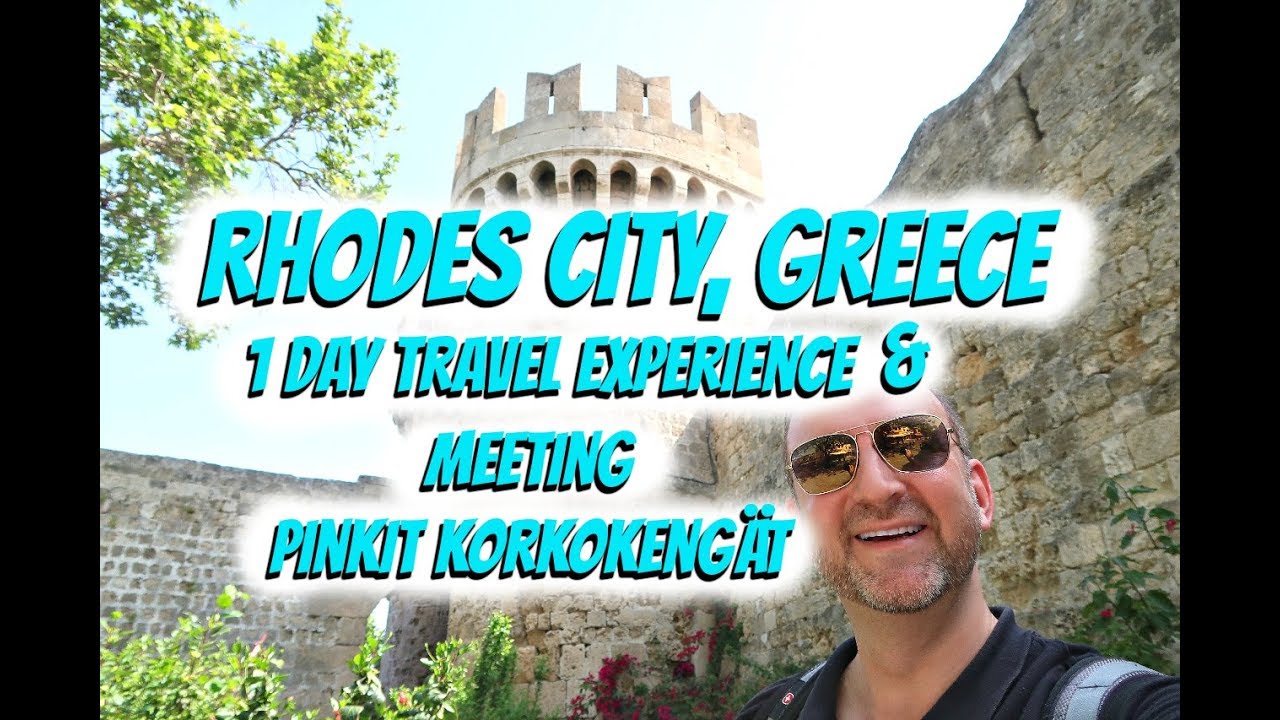 Rhodes City Greece  | 1 Day Travel Experience & Meeting Pinkit Korkokengät