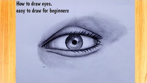 How to Draw Eyes.easy way to draw for beginners. Very esey tutorial. #eyes_drawings#realistic_eyes