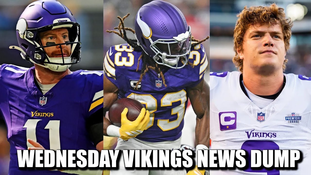 Minnesota Vikings News Dump (10.22.2025) | Wentz Starting, Aaron Jones 21-Days, JJ “Not There Yet”