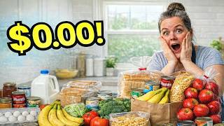 Frugal Living: FREE Grocery Haul ($0 Food Bank Score)