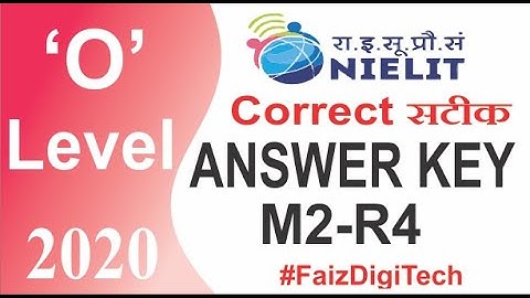 O Level Answer Key Internet Technology and Web Design (M2-R4) Jan 2020 | Faiz DigiTech