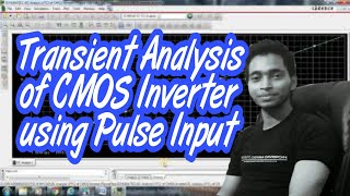 Lab #04 Transient Analysis of CMOS Inverter using Pulse Input  | AKTU | Orcad 16.6 lite simulation screenshot 5