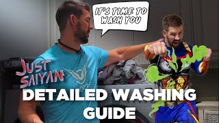 Washing Guide - JustSaiyan Gear