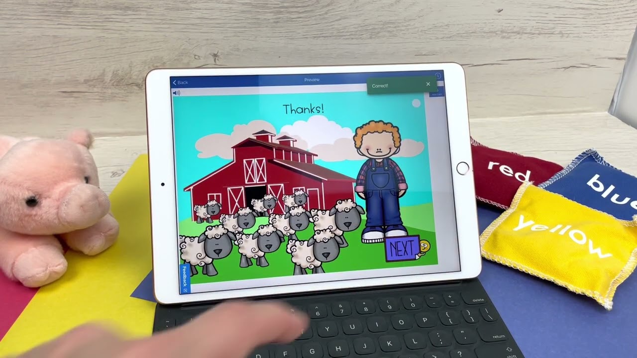 Spring Preschool Adapted Book and Dress Up Activity example