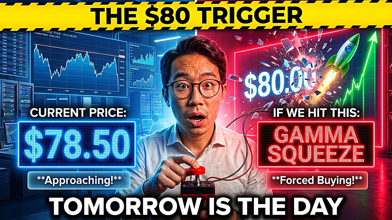 THE $80 TRIGGER: Massive "Call Option" Wall Expires Tomorrow (Gamma Squeeze)