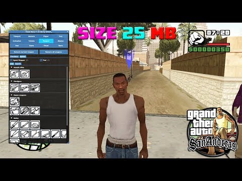 Download Cheat Menu 1.6.1 for GTA San Andreas: The Definitive Edition