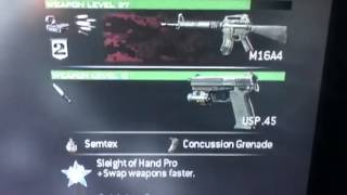 Modern Warfare 3: Custom Class Buttons