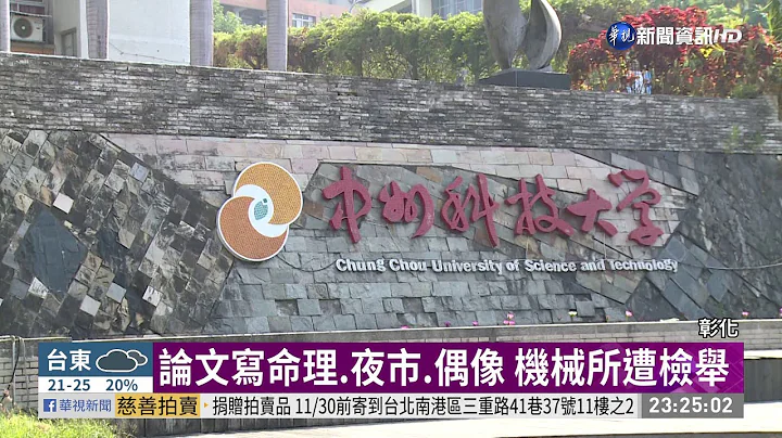 機械所論文談命理? 遭批野雞大學化 | 華視新聞 20191118 - 天天要聞