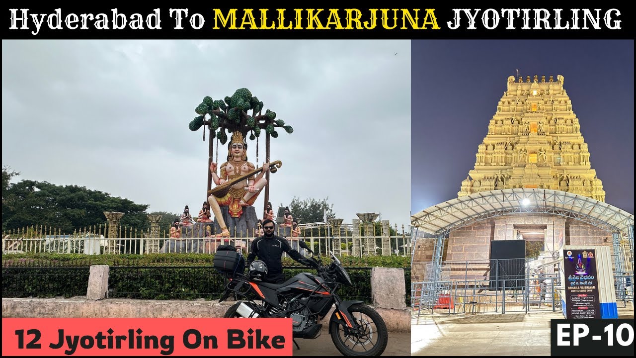 Hyderabad To Mallikarjuna Jyotirling | Bike Ride | 12 Jyotirling On Bike | EP-10 | KTM 390 ADV-X |4K