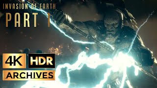 Zack Snyders Justice League 4K - Hdr - Darkseid Vs Old Gods - Invasion Of Earth Part 1 Of 2 