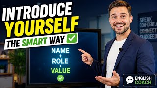 How to Introduce Yourself Professionally in English (3-Step Formula)