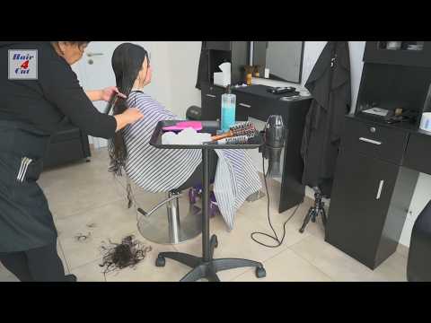2026-30 Elishka preview - long dark brown wavy hair cut to elegant bob thumbnail