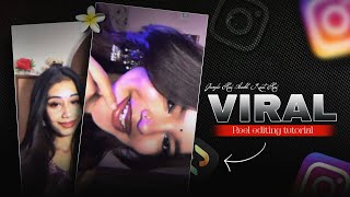 Jungle Hai Aadhi Raat Hai Song Reel Editing | Trending Instagram Old Filter Reels Editing Tutorial screenshot 3