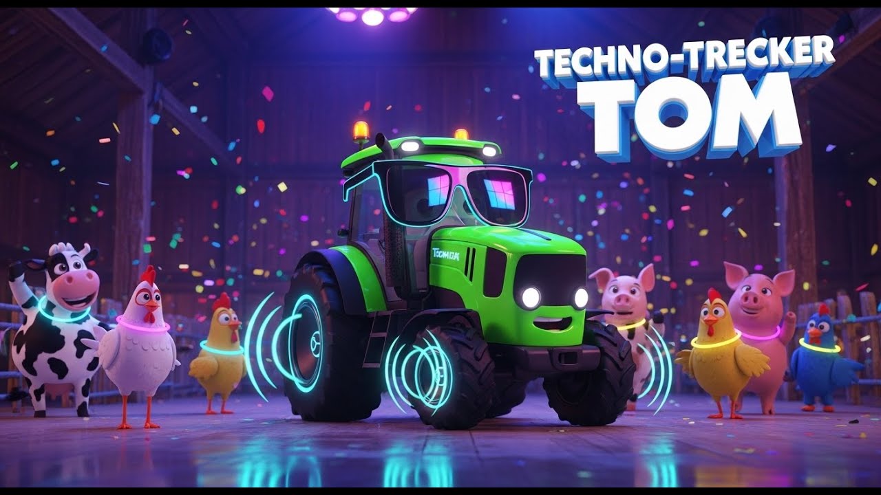 Brumm Brumm Techno Trecker Tom 🚜💨 | Die Musikzwerge - Kinderlieder