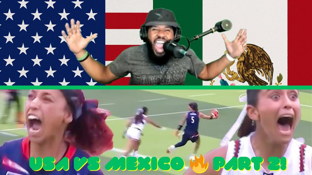 USA vs Mexico Girls Flag Football FINALS 2025 Reaction Part 2 | National Team Showdown! 🏈🇺🇸🇲🇽