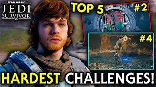 TOP 5 HARDEST Gameplay Challenges In Jedi Survivor RANKED!