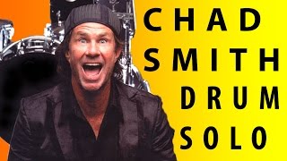 Chad Smith Drum Solo: Drummer for the Red Hot Chili Peppers - Pearl Drums Sabian Cymbals Vater Stick