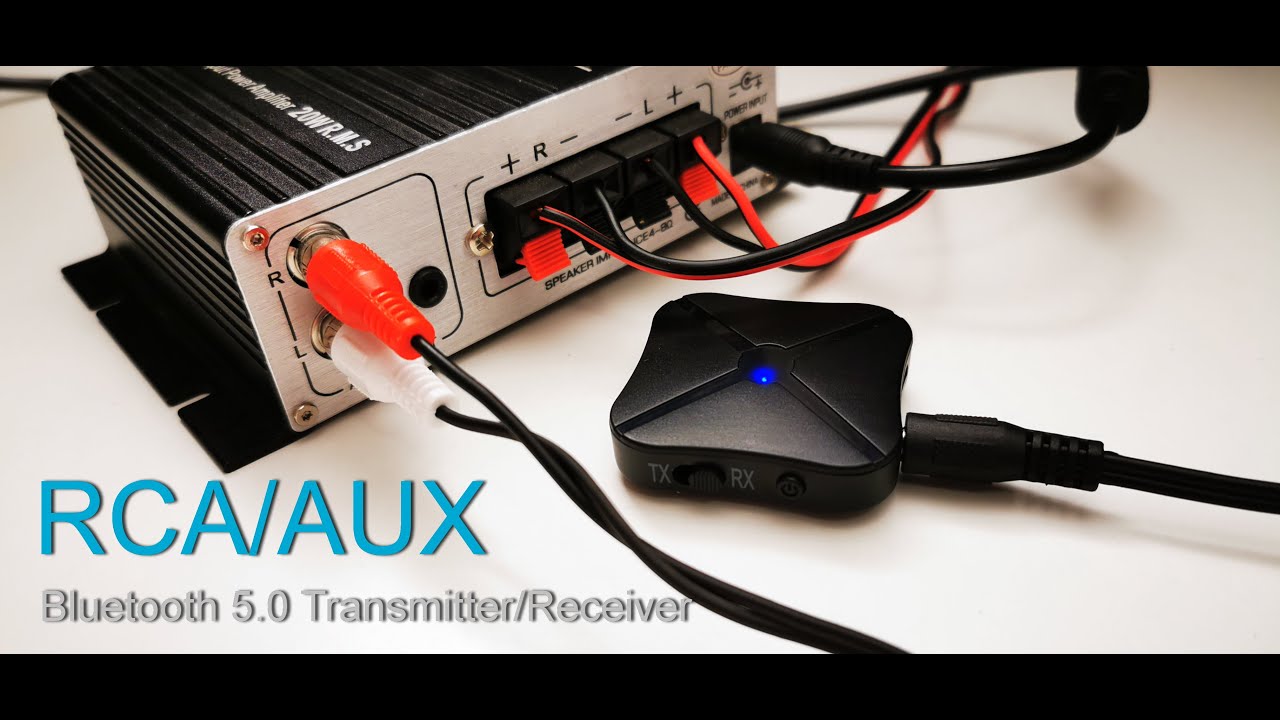 zwaartekracht bijwoord parallel RCA/AUX Bluetooth 5.0 Receiver/Transmitter - YouTube