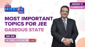 Gaseous State- Important Topics for JEE 2023| States of Matter | Class 11 | JEE Main/Advanced 2023
