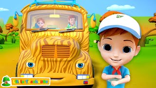 Колеса На Автобусе Детей Песни И Мультфильмы Видео От Little Treehouse
