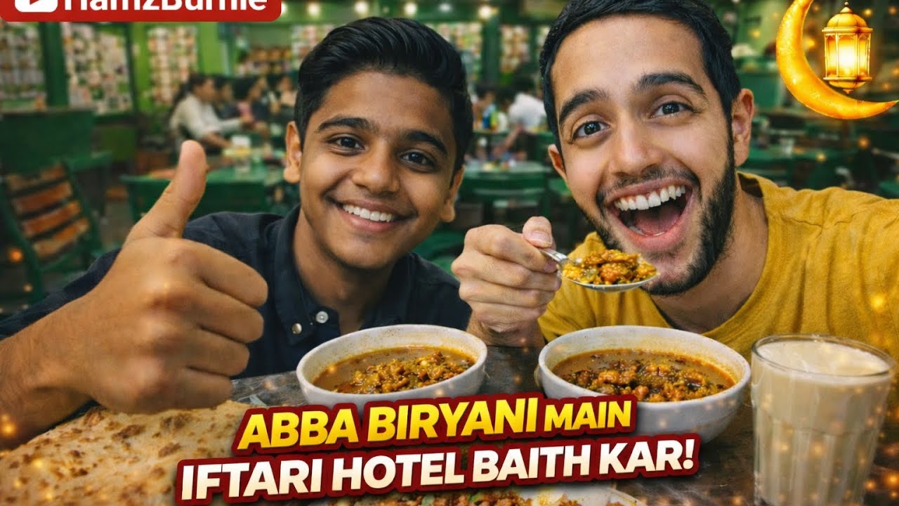 I TRIED ABBA BIRYANI 👀 @hamzburnie