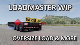 Lowbed Trailer Wip - Oversize Load Beamng.drive
