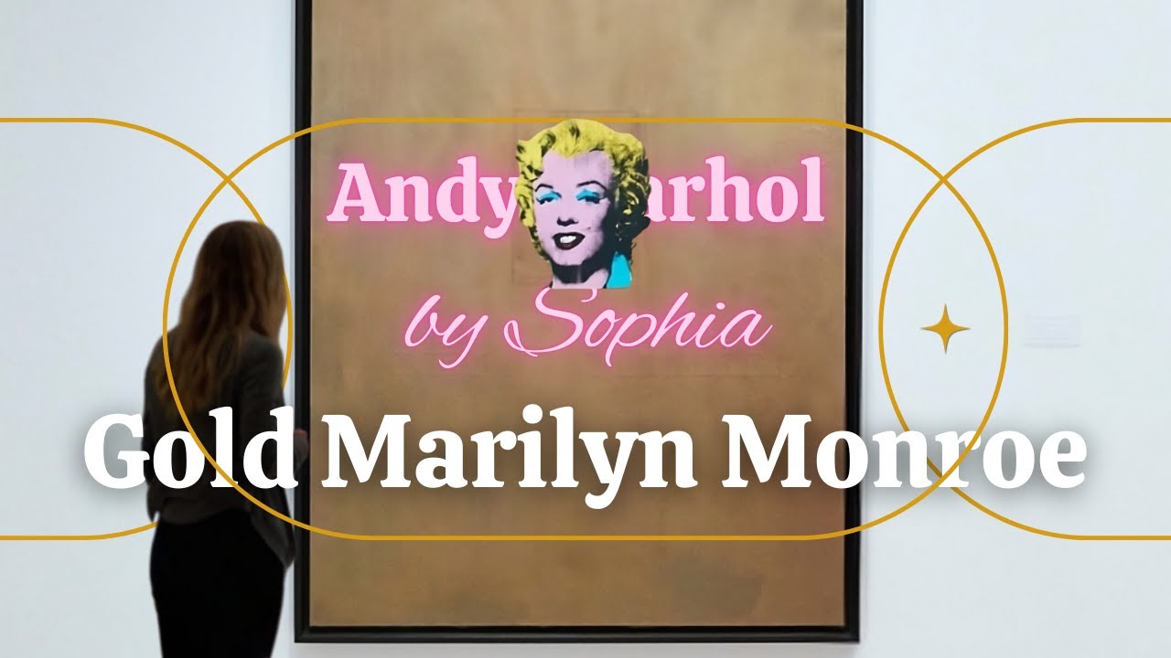 Gold Marilyn Monroe: Warhol's Pop Art Icon of Fame and Beauty (90 Seconds)