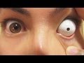 How to: Insert And Remove White Sclera Contact Lenses (Fxeyes)