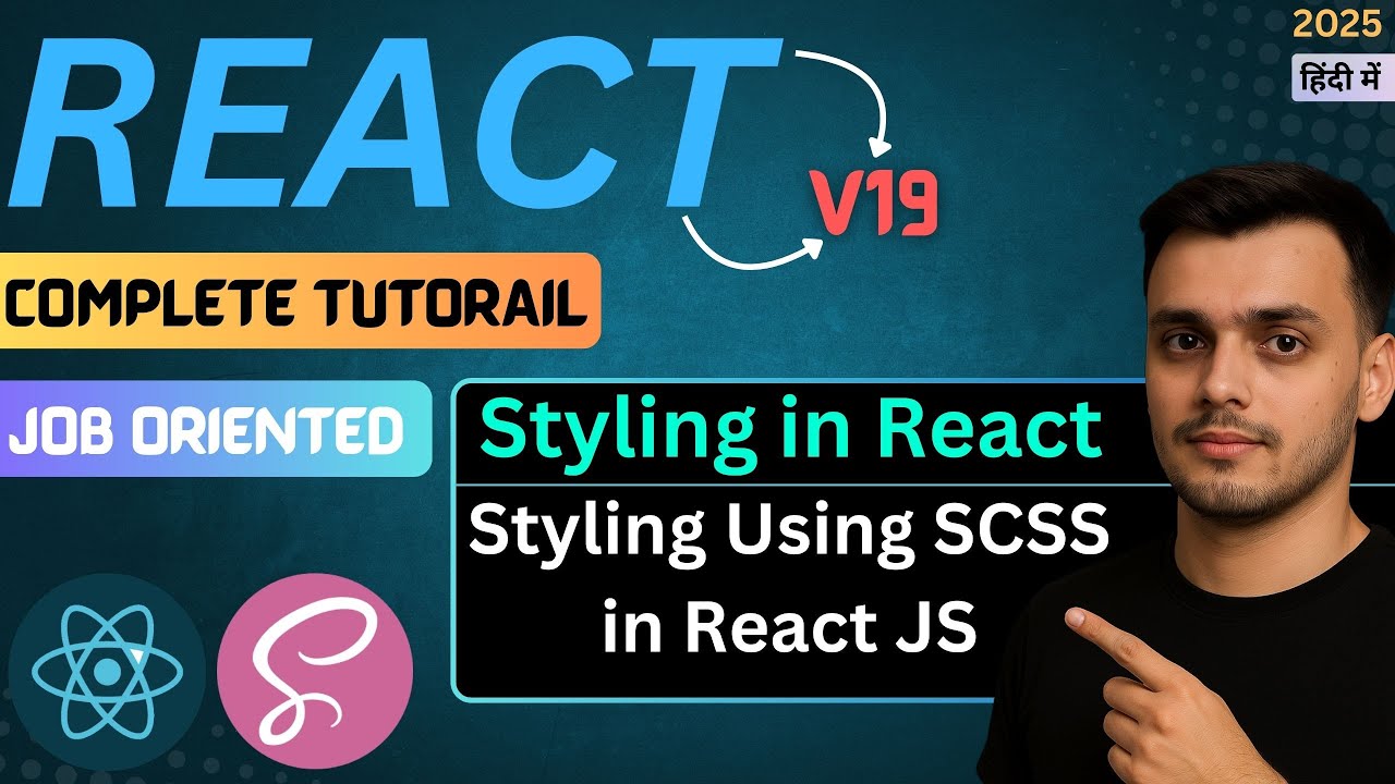#62 Styling Using SASS in React JS | Style in React JS | SCSS Tutorial ...