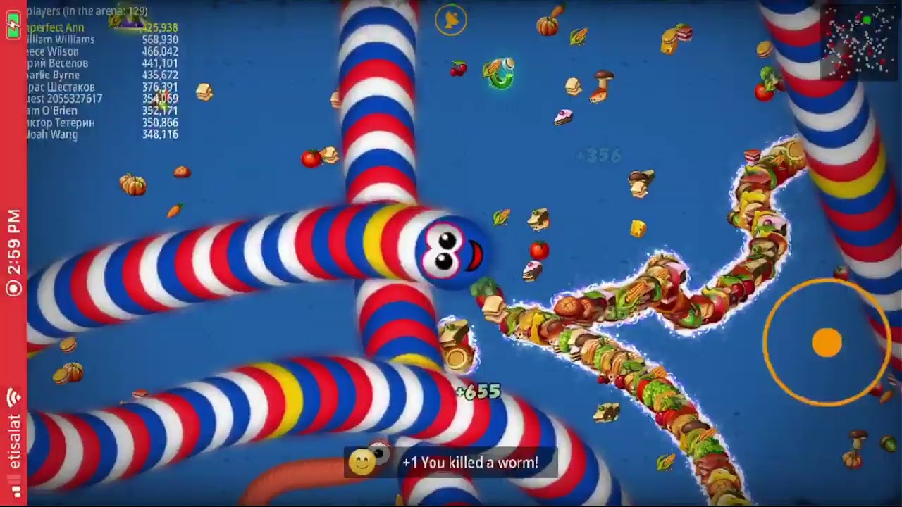 Watch me play Worms Zone .io - Voracious Snake via Omlet Arcade!