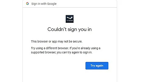 How to fix Steam Browser youtube google not secure sign in problem(2022 WORKING!)