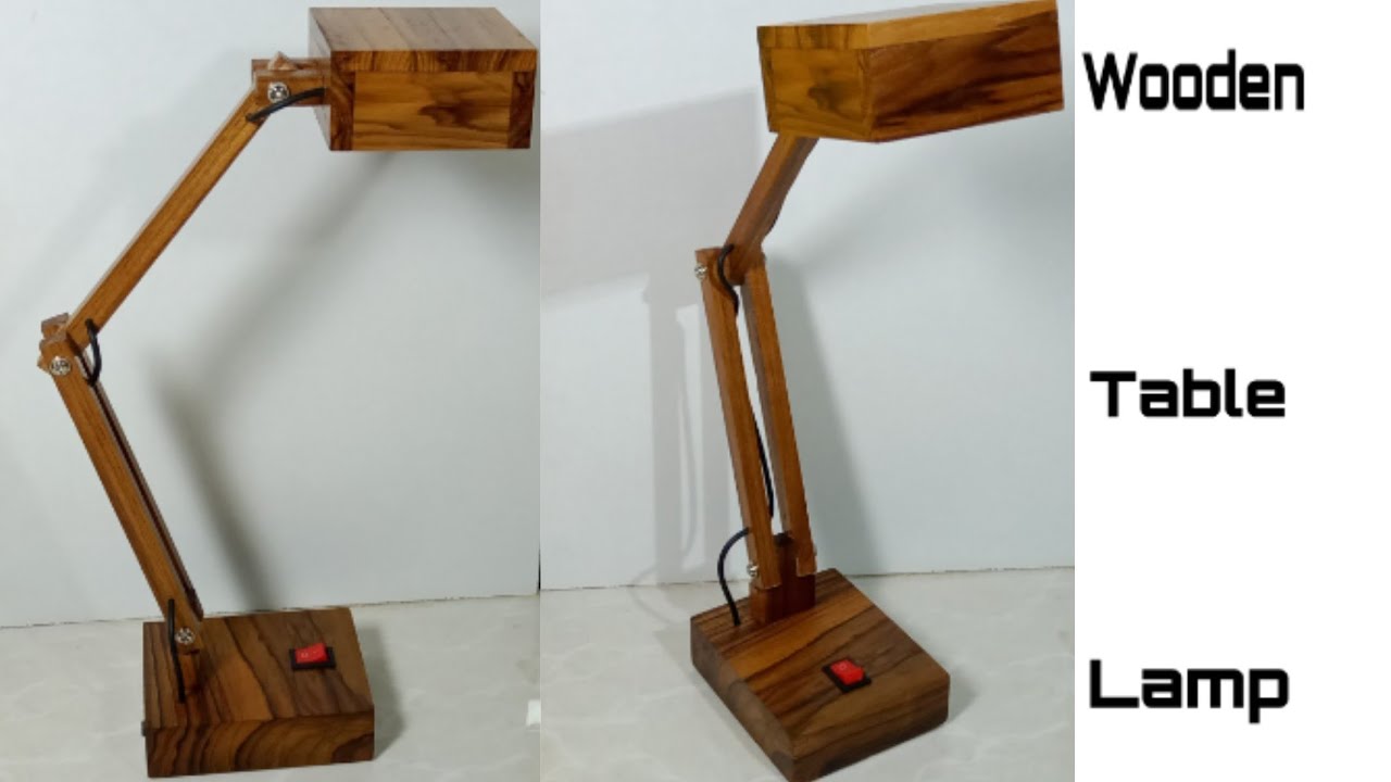 wooden desk lamps