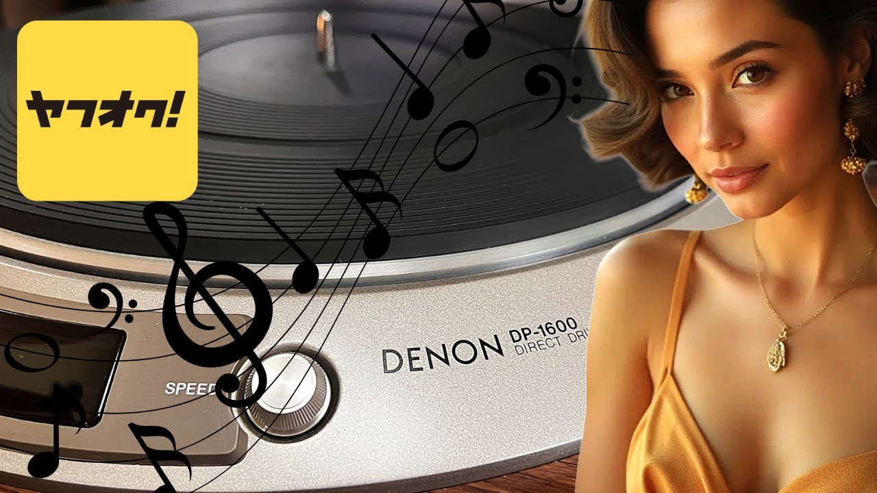【DENON  DP-1600】美品デノンダイレクトドライブのマニュアル・レコードプレーヤー【1977年モデル】