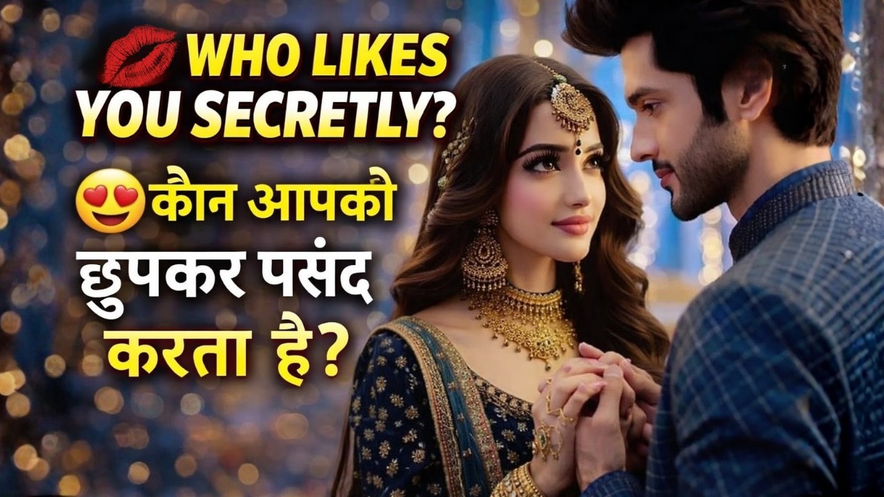 😘 Who likes you secretly 😍🤔 | कौन आपको छुप छुपकर पसंद करते हैं | Love reading #tarot #lovereading