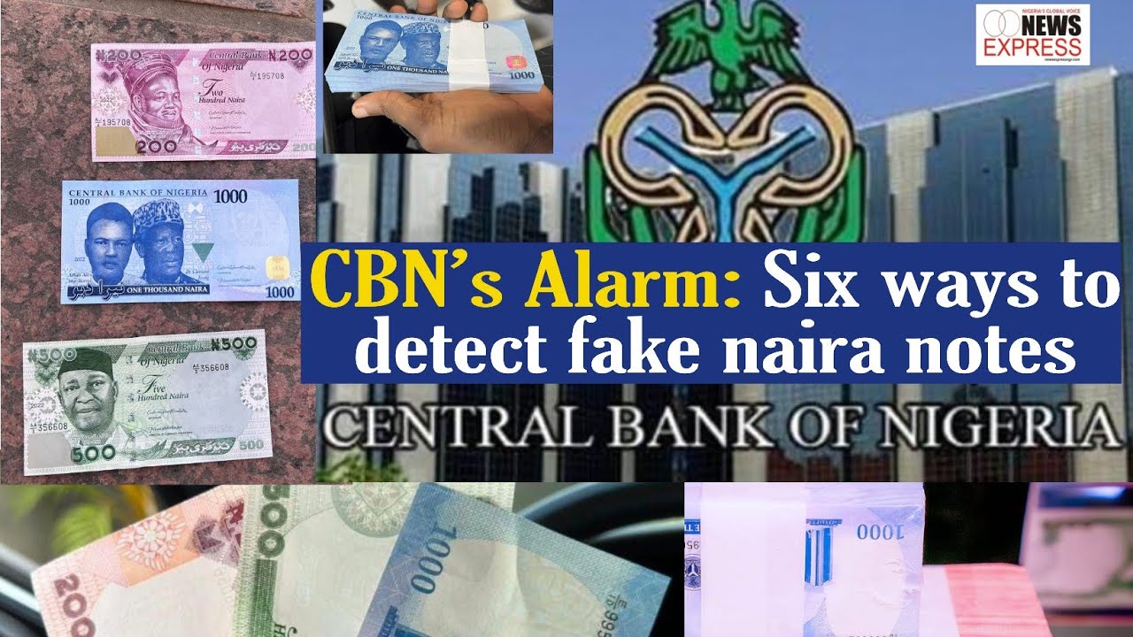 CBN’s Alarm: Six ways to detect fake naira notes